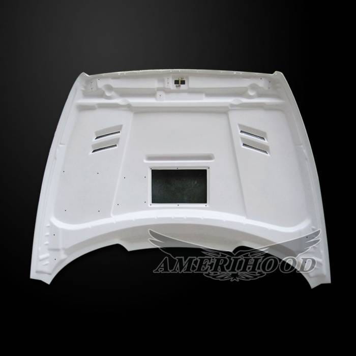 Dodge Ram 1500 SSK-Style AmeriHood Ram Air Hood DR94AHSSKFHW thumbnail 5