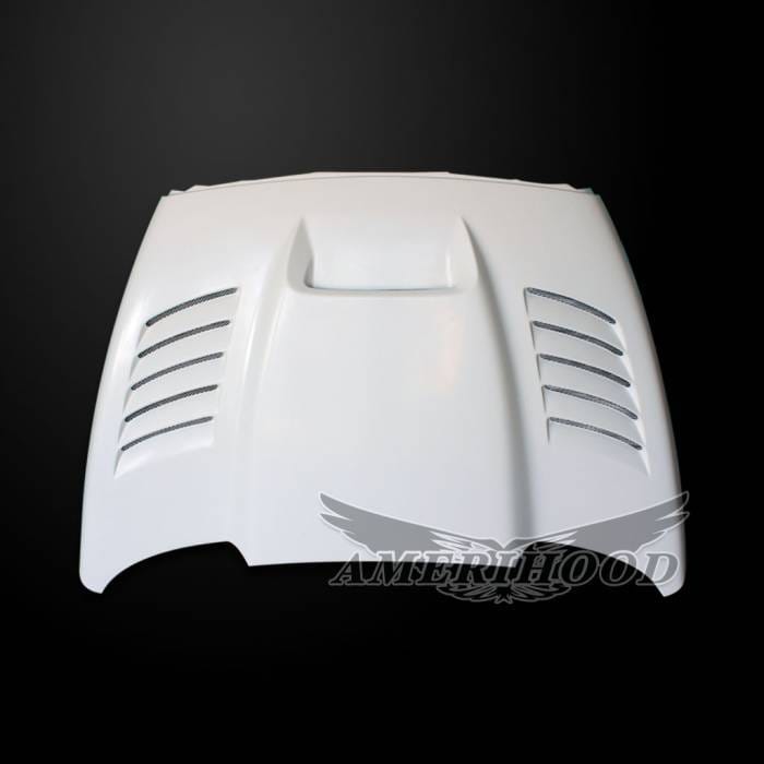 Dodge Ram 1500 SSK-Style AmeriHood Heat Extracting Hood DR02AHSSKFH thumbnail 4