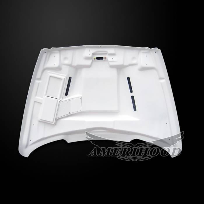 Dodge Ram 1500 SSK-Style AmeriHood Heat Extracting Hood DR02AHSSKFH thumbnail 6