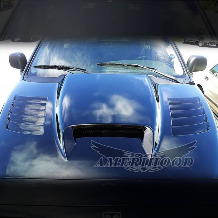 Dodge Ram 1500 SSK-Style AmeriHood Heat Extracting Hood DR02AHSSKFH thumbnail 11