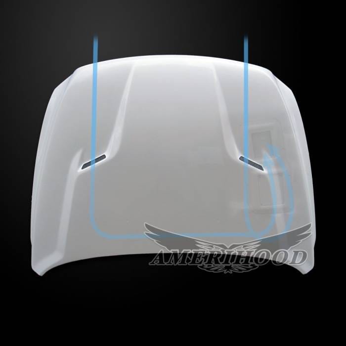 Dodge Ram 2500 CLG-Style AmeriHood Ram Air Hood DR10AHCLGFHW25 thumbnail 2