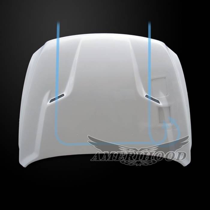 Dodge Ram 2500 CLG-Style AmeriHood Ram Air Hood DR10AHCLGFHW25 thumbnail 6
