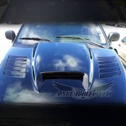 Dodge Ram 3500 SSK-Style AmeriHood Heat Extracting Hood DR03AHSSKFH35