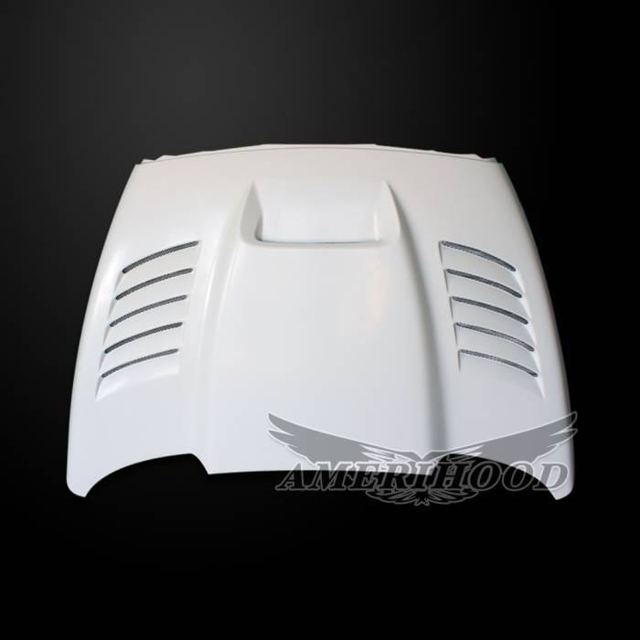 Dodge Ram 2500 SSK-Style AmeriHood Heat Extracting Hood DR03AHSSKFH25 thumbnail 4