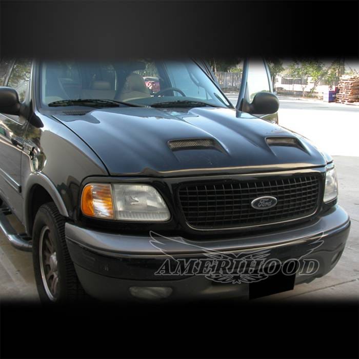 Ford Expedition S-Style AmeriHood Ram Air Hood FE97AHTSFHW thumbnail 7
