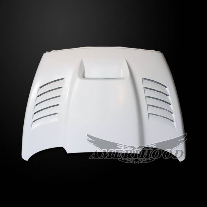 Dodge Ram 3500 SSK-Style AmeriHood Heat Extracting Hood DR03AHSSKFH35 thumbnail 10
