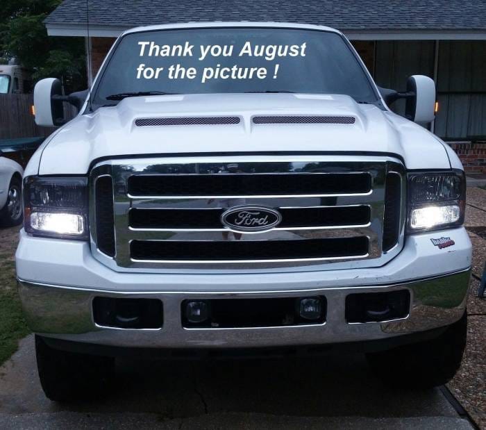 Ford F-250 E-Style AmeriHood Ram Air Hood F2599AHTEFHW thumbnail 9