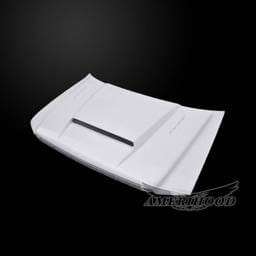 Ford F-150 SMS-Style AmeriHood Ram Air Hood F1504AHSMSFHW