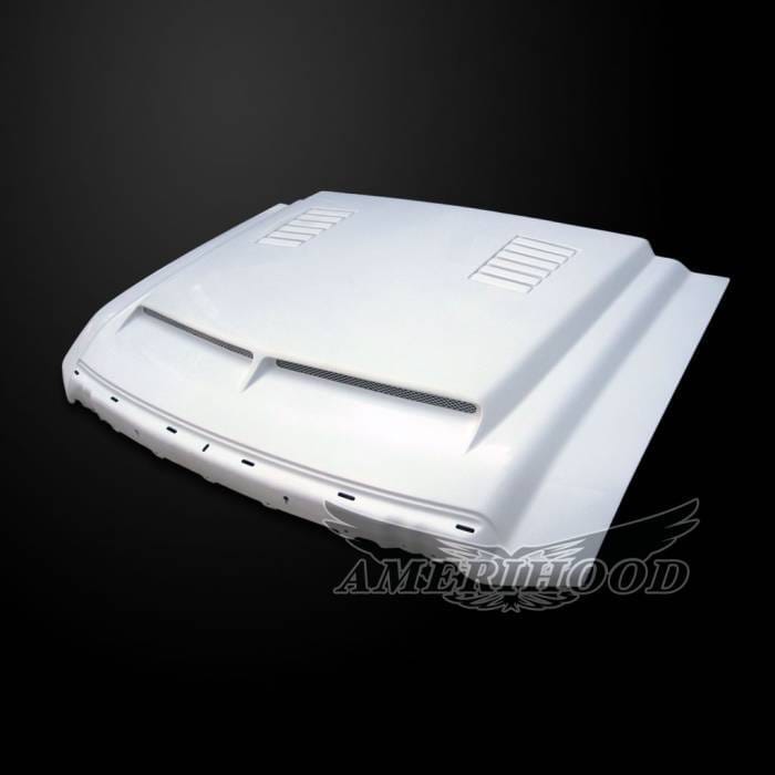 Ford F-350 E-Style AmeriHood Ram Air Hood F3508AHTEFHW