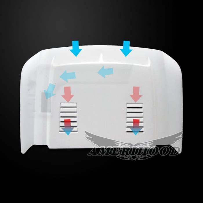 Ford F-350 E-Style AmeriHood Ram Air Hood F3511AHTEFHW thumbnail 6
