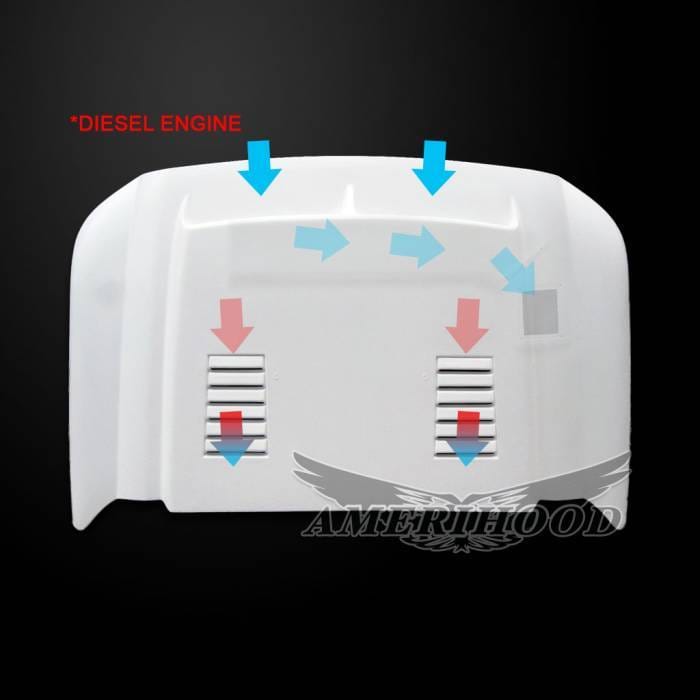 Ford F-250 E-Style AmeriHood Ram Air Hood F2511AHTEFHW thumbnail 8