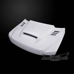 Ford F-450 SSK-Style AmeriHood Ram Air Hood F4517AHSSKFHW