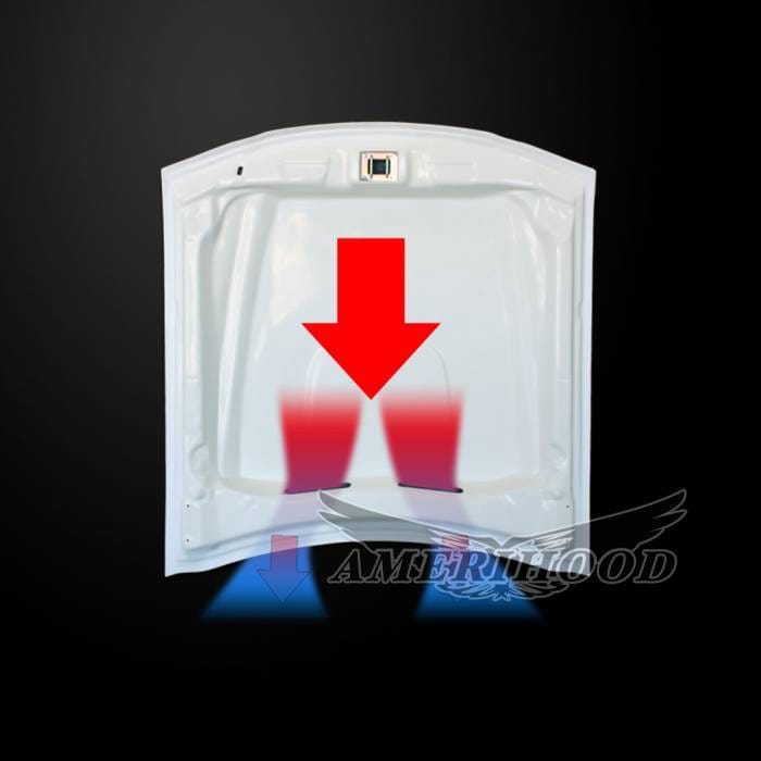 Ford Mustang Type 1 AmeriHood Heat Extracting Hood FM94AHT1FHW