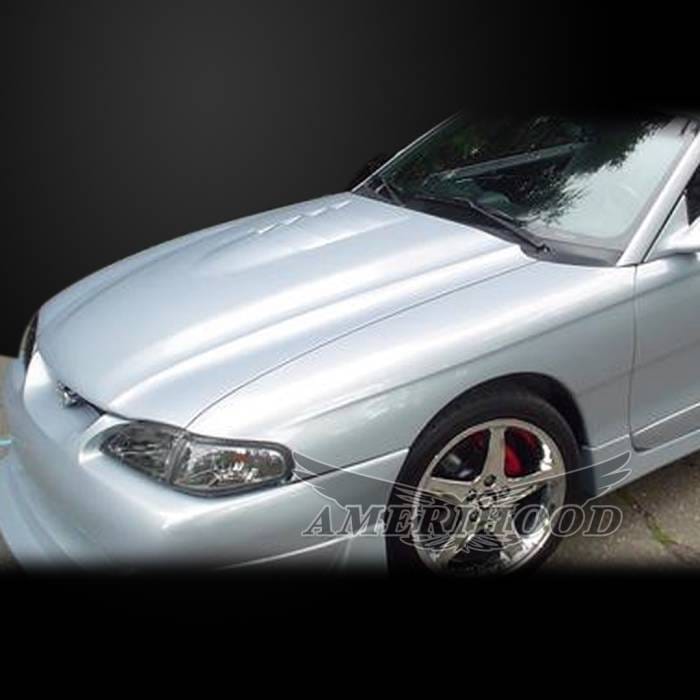 Ford Mustang Type 1 AmeriHood Heat Extracting Hood FM94AHT1FHW thumbnail 4
