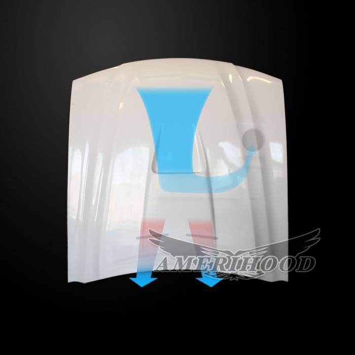 Ford Mustang Type 2 AmeriHood Ram Air Hood FM94AHT2FHW thumbnail 2