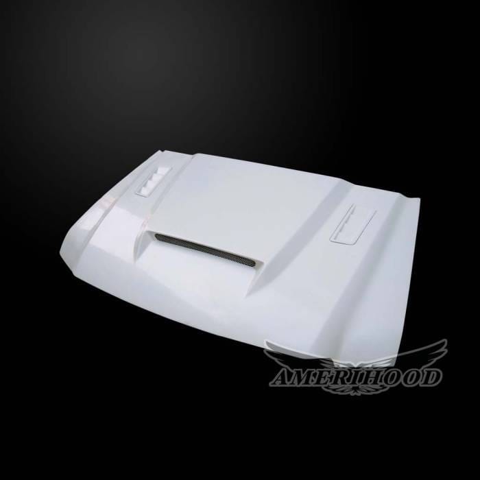 Ford F-450 SSK-Style AmeriHood Ram Air Hood F4503AHSSKFHWD thumbnail 2