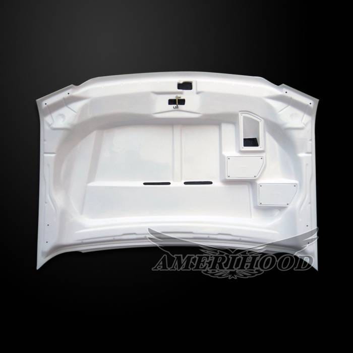 Ford F-450 E-Style AmeriHood Ram Air Hood F4599AHTEFHW thumbnail 3