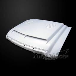 Ford F-450 E-Style AmeriHood Ram Air Hood F4508AHTEFHW