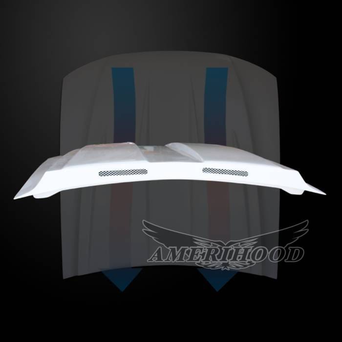 Ford Mustang Type 3 AmeriHood Ram Air Hood FM99AHT3FHW thumbnail 7