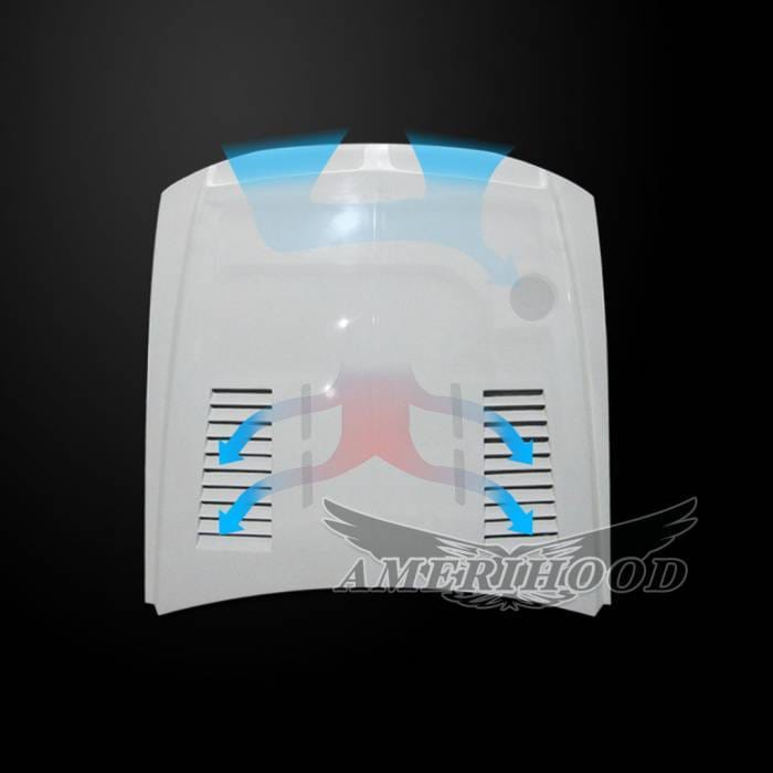Ford Mustang E-Style AmeriHood Ram Air Hood FM99AHTEFHW thumbnail 3