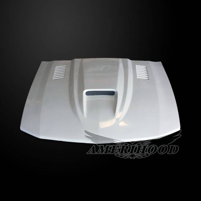 Ford Mustang SMS-Style AmeriHood Ram Air Hood FM05AHSMSFHW thumbnail 3