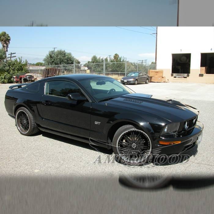 Ford Mustang SMS-Style AmeriHood Ram Air Hood FM05AHSMSFHW thumbnail 4