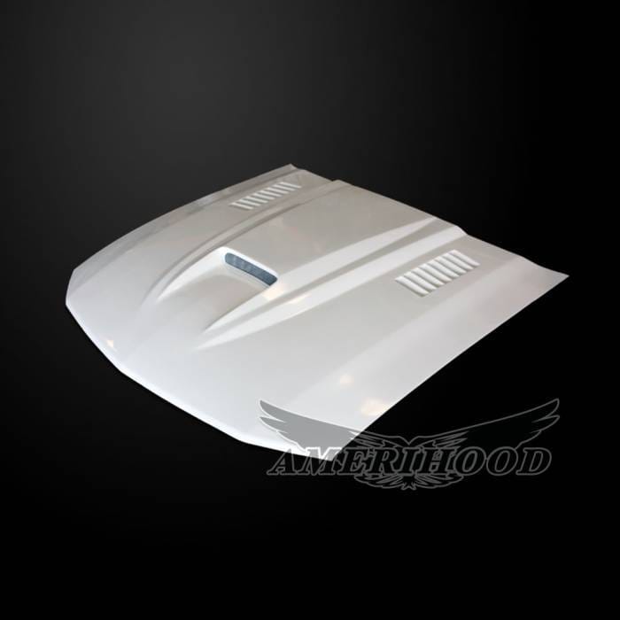 Ford Mustang SMS-Style AmeriHood Ram Air Hood FM05AHSMSFHW thumbnail 5