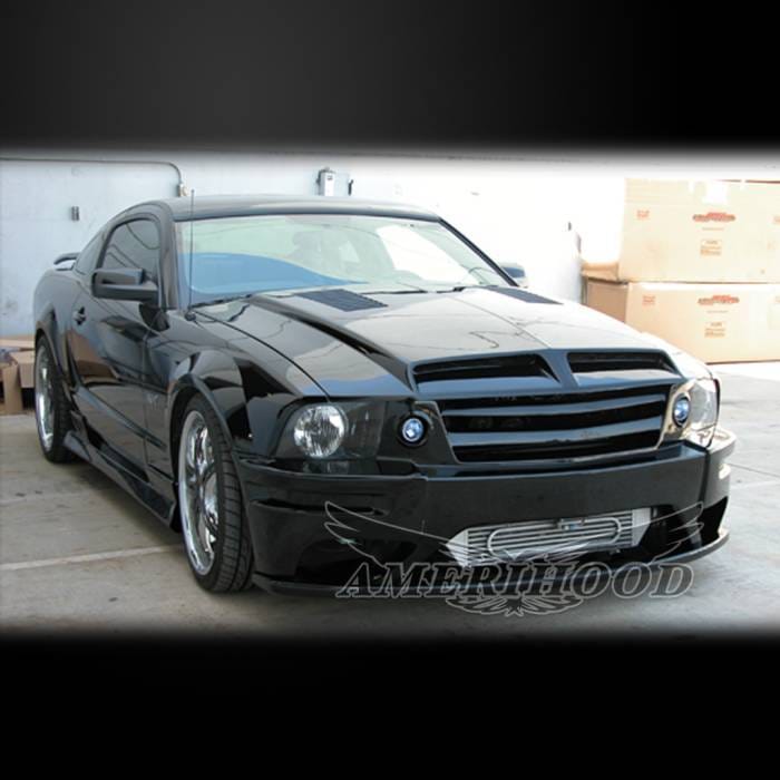 Ford Mustang E-Style AmeriHood Ram Air Hood FM05AHTEFHW thumbnail 3