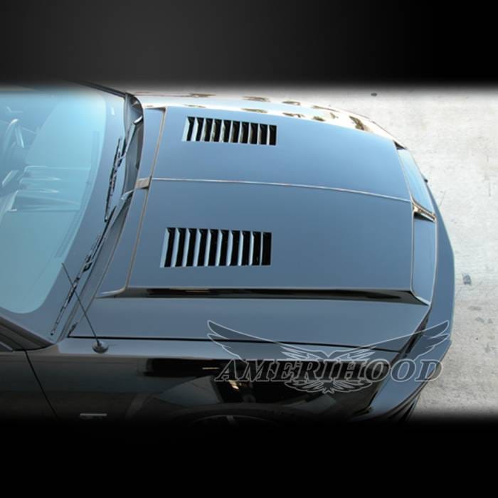Ford Mustang E-Style AmeriHood Ram Air Hood FM05AHTEFHW thumbnail 5