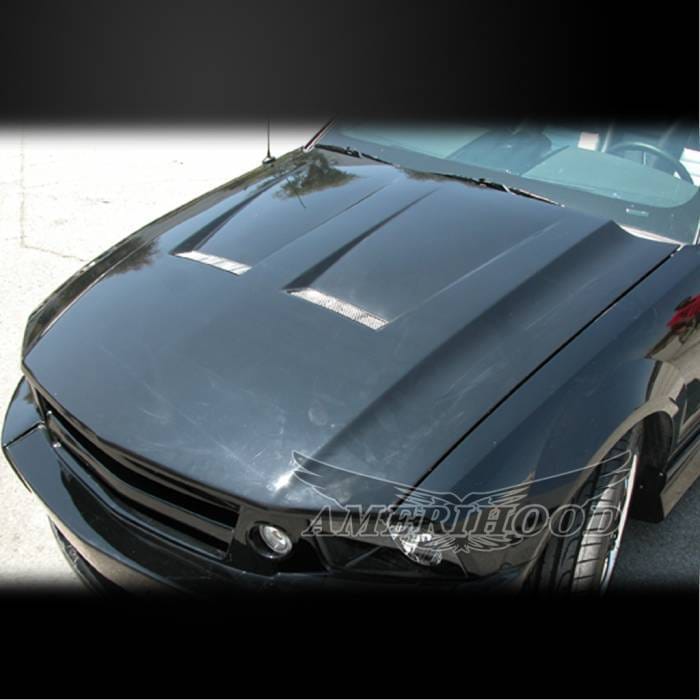 Ford Mustang 6-Style AmeriHood Heat Extracting Hood FM05AHT6FHW thumbnail 8