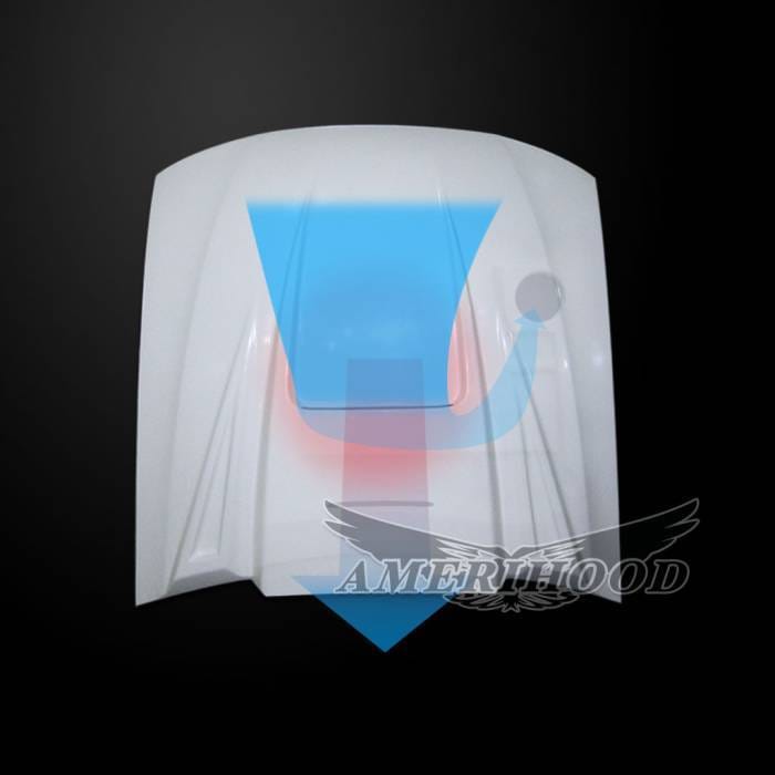 Ford Mustang Type 5 AmeriHood Ram Air Hood FM99AHT5FHW thumbnail 7