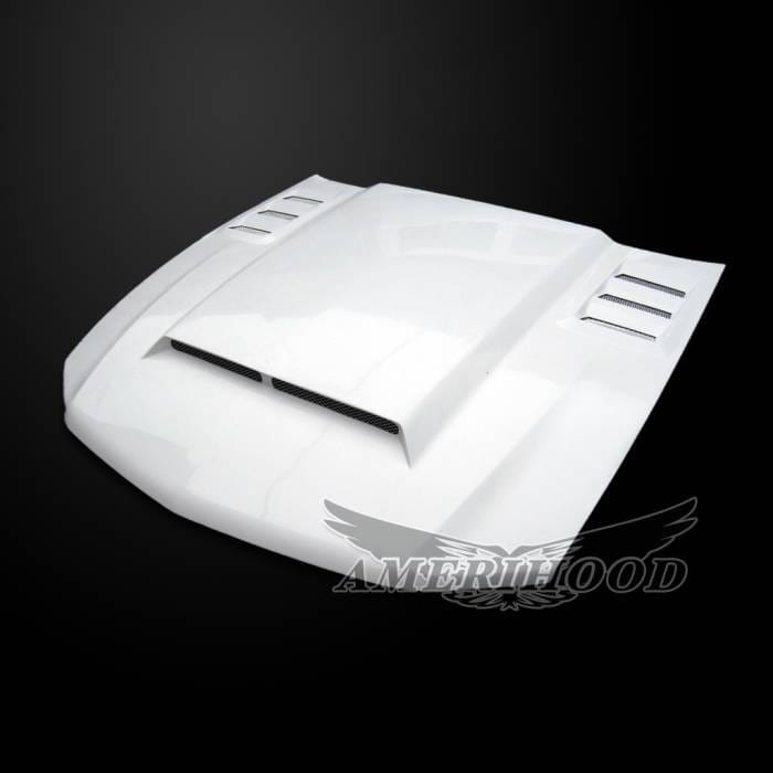 Ford Mustang ROU-Style AmeriHood Ram Air Hood FM10AHROUFH thumbnail 4