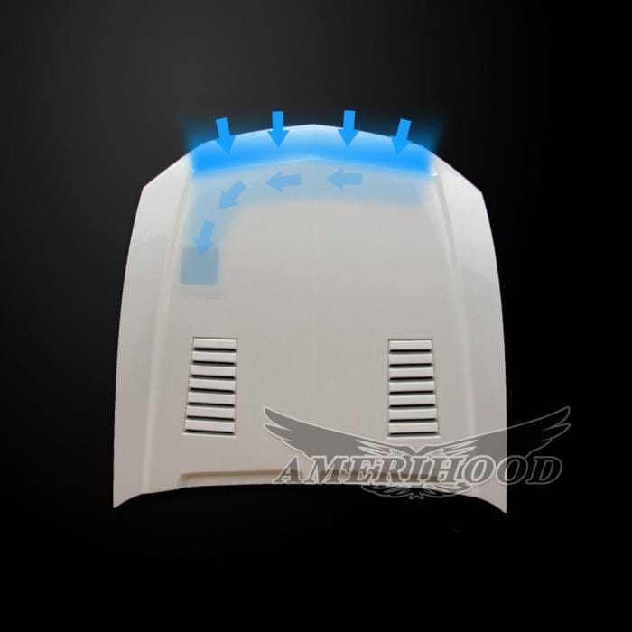 Ford Mustang E-Style AmeriHood Ram Air Hood FM10AHTEFH thumbnail 2