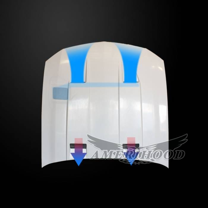 Ford Mustang Type 3 AmeriHood Ram Air Hood FM05AHT3FHW
