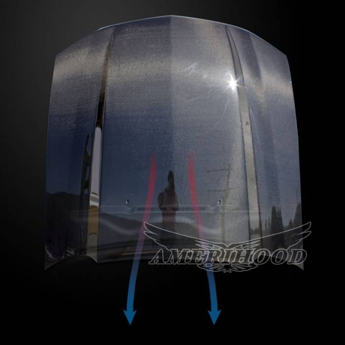 Ford Mustang Cowl AmeriHood Carbon Fiber Hood FM05AHCWLCFH500 thumbnail 6