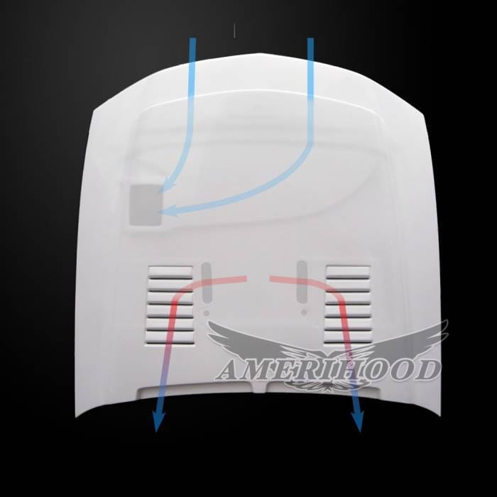 Ford Mustang SSE-Style AmeriHood Ram Air Hood FM05AHSSEFHW500 thumbnail 3