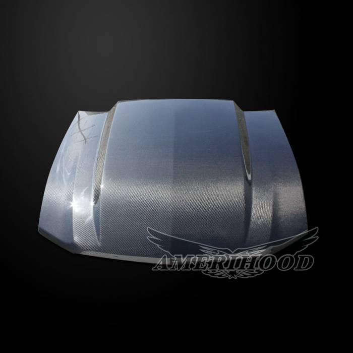 Ford Mustang 3" Cowl AmeriHood Carbon Fiber Hood FM10AHCWLCFH