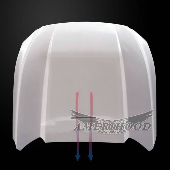Ford Mustang 3" Cowl AmeriHood Heat Extracting Hood FM15AHCWLFHW thumbnail 6