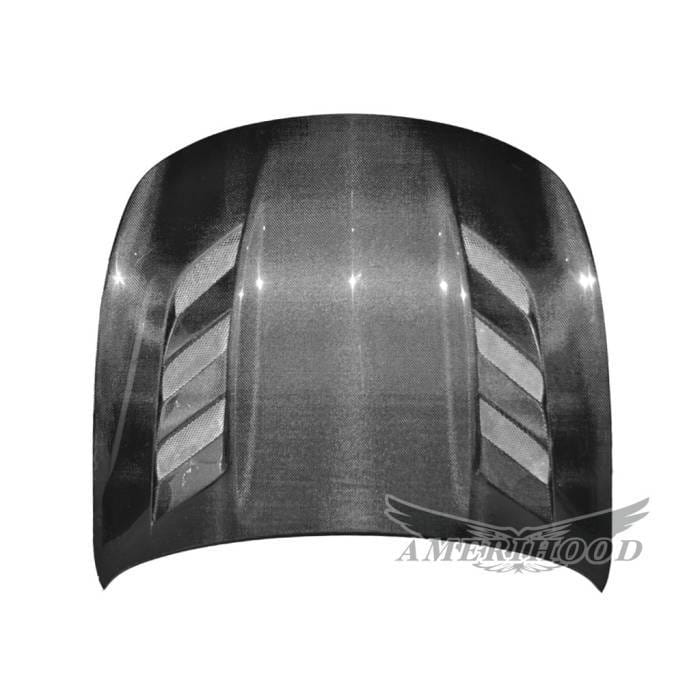 Infiniti Q60 2Dr AMU-Style AmeriHood Carbon Fiber Hood IQ6014AHAMUCFH2 thumbnail 4