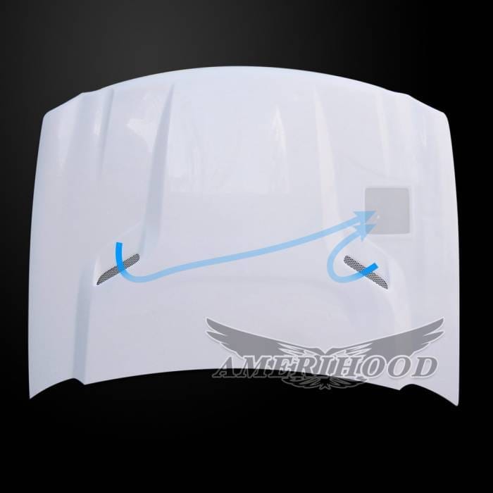 Jeep Grand Cherokee CLG-Style AmeriHood Ram Air Hood JGC05AHCLGFHW thumbnail 6