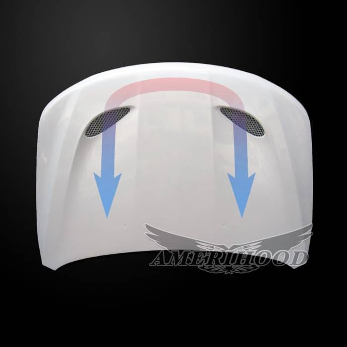 Jeep Grand Cherokee SRT-Style AmeriHood Hood JGC11AHSRT8FHW thumbnail 4