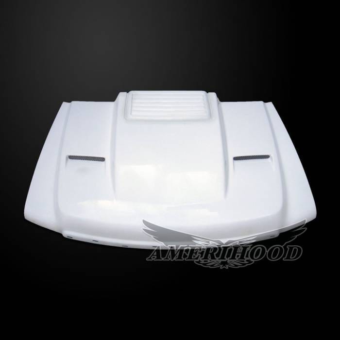 GMC Sierra 2500 HD 2-Style AmeriHood Ram Air Hood GS07AHCWL2FHW25 thumbnail 2