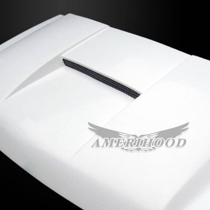 Nissan Titan S-Style AmeriHood Ram Air Hood NT04AHTSFHW thumbnail 5