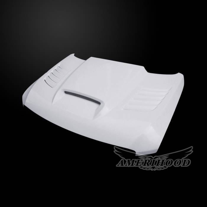 Nissan Titan SSK-Style AmeriHood Ram Air Hood NT16AHSSKFHWXD