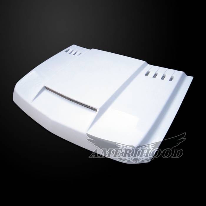 Chevrolet Silverado 1500 RS-Style AmeriHood Ram Air Hood CS07AHRSFHW thumbnail 5