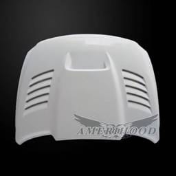 Dodge Ram 1500 SSK-Style AmeriHood Ram Air Hood DR09AHSSKFHW