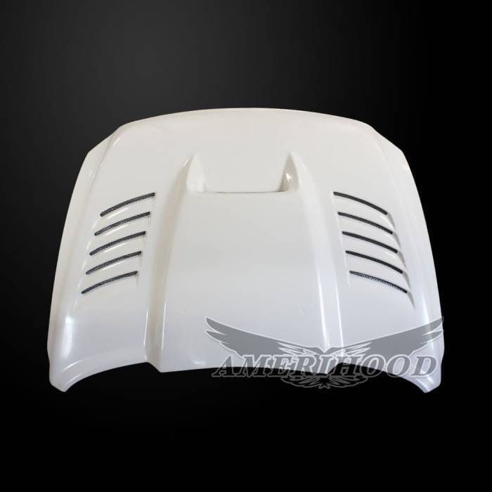 Dodge Ram 2500 SSK-Style AmeriHood Heat Extracting Hood DR10AHSSKFHW25 thumbnail 5