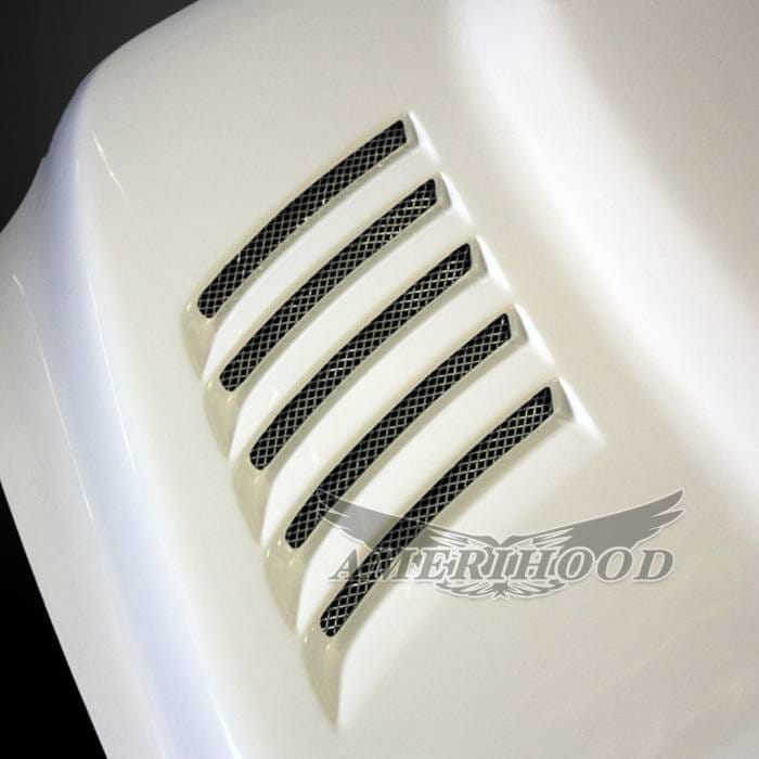 Dodge Ram 3500 SSK-Style AmeriHood Heat Extracting Hood DR10AHSSKFHW35 thumbnail 3
