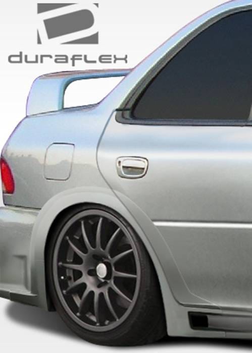 Subaru Impreza Duraflex I-Design 2 Wide Body Rear Fenders - 2 Piece - 106617 thumbnail 2