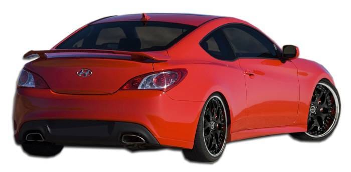 Hyundai Genesis Duraflex J-Spec Rear Add On Bumper Extensions - 2 Piece - 107754